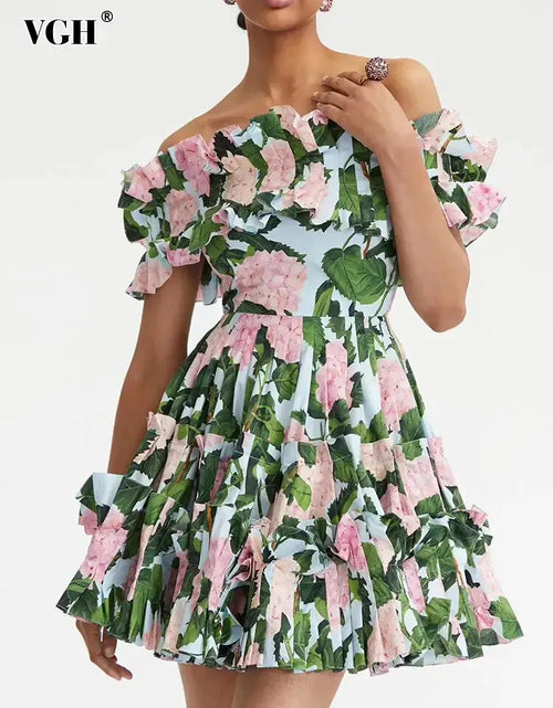 Load image into Gallery viewer, Summer Floral Ruched Dresses
