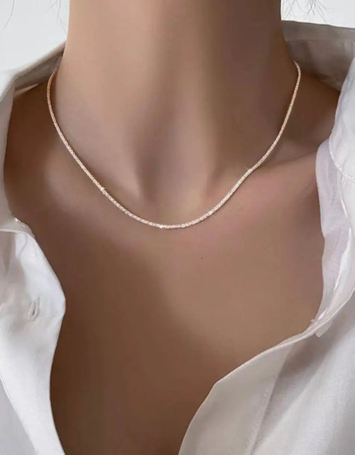 Load image into Gallery viewer, Sparkling Clavicle Chain Choker
