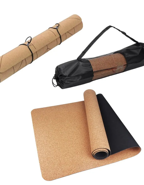 Load image into Gallery viewer, Natural Cork Yoga Mat
