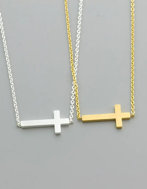 Load image into Gallery viewer, Cross Chain Necklace
