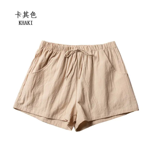 Load image into Gallery viewer, Summer Cotton Linen Shorts
