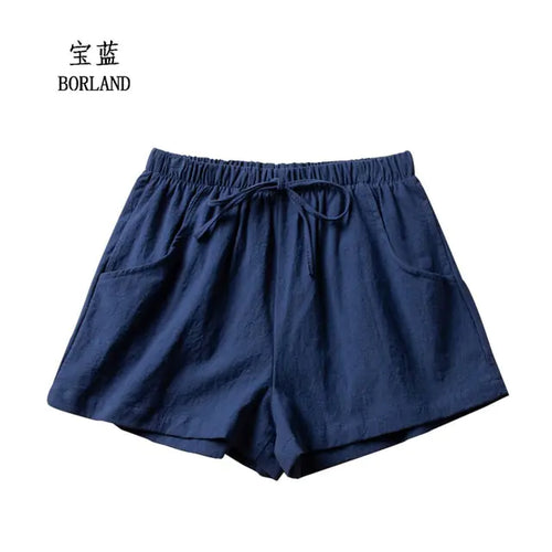 Load image into Gallery viewer, Summer Cotton Linen Shorts
