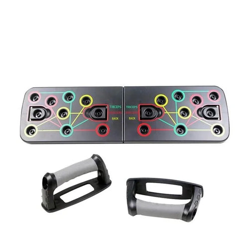 Load image into Gallery viewer, 9-in-1 Push Up Board with Resistance Bands
