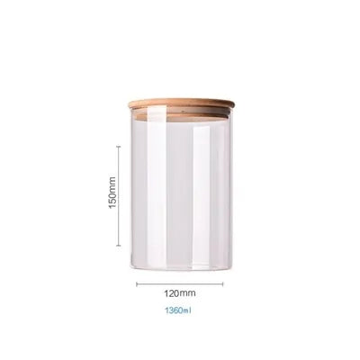 Load image into Gallery viewer, Bamboo-Covered High Borosilicate Glass Food Storage Containers
