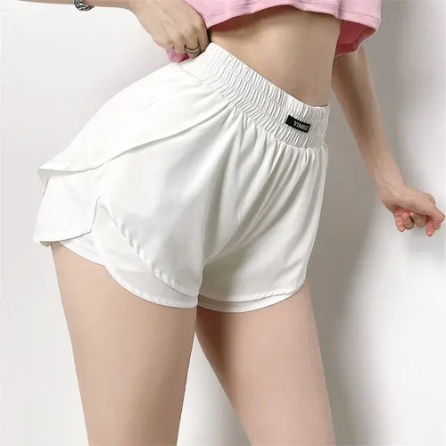 Load image into Gallery viewer, High Waist Sports Gym Shorts
