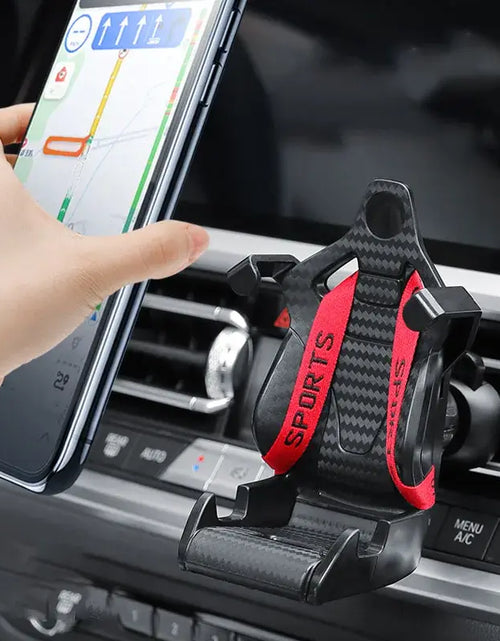 Load image into Gallery viewer, Car Racing Seat Phone Holder
