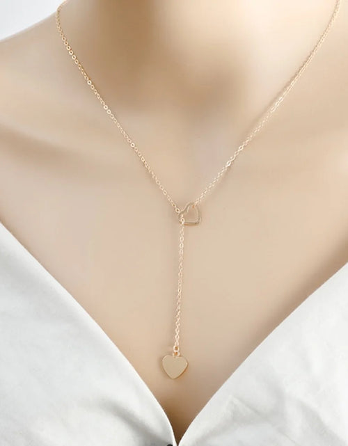 Load image into Gallery viewer, Copper Heart Chain Link Necklace
