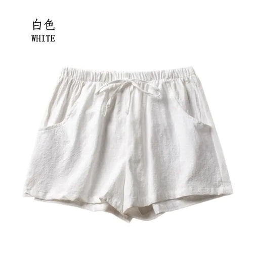 Load image into Gallery viewer, Summer Cotton Linen Shorts
