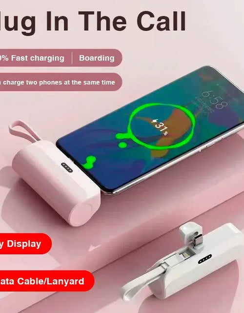 Load image into Gallery viewer, Mini Wireless Power Bank Fast Charging
