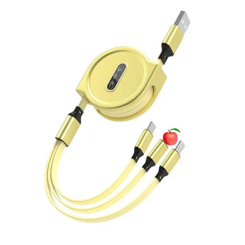 Load image into Gallery viewer, 3 in 1 Retractable USB Cable
