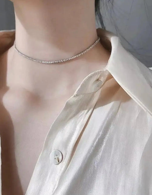 Load image into Gallery viewer, Sparkling Clavicle Chain Choker
