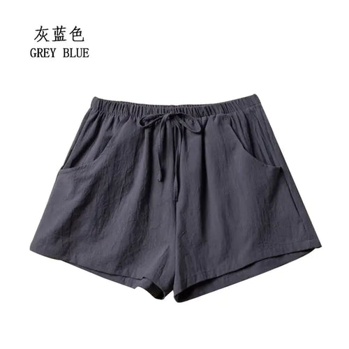 Load image into Gallery viewer, Summer Cotton Linen Shorts
