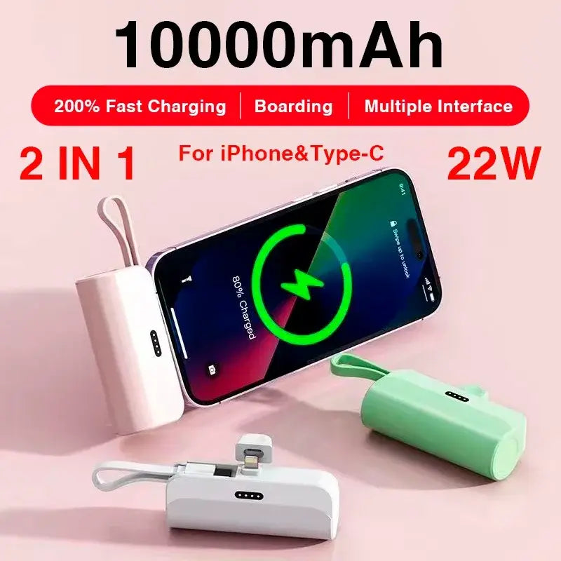 Mini Wireless Power Bank Fast Charging