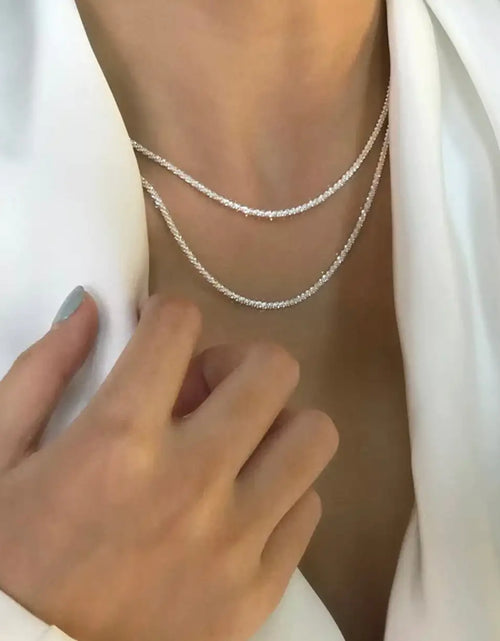 Load image into Gallery viewer, Sparkling Clavicle Chain Choker
