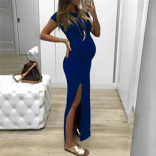 Beautiful Long Dress Pregnancy Clothes