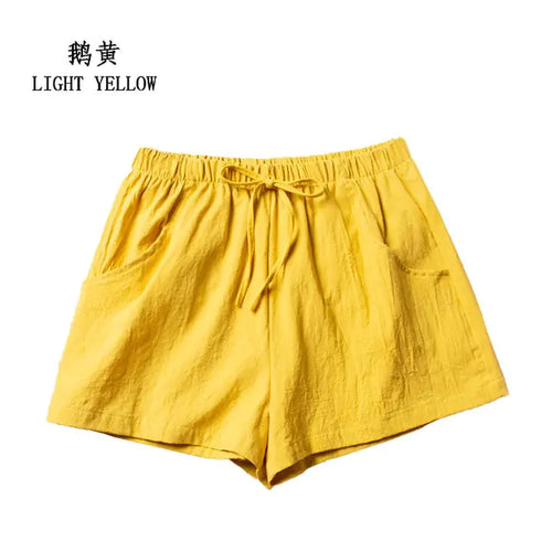 Load image into Gallery viewer, Summer Cotton Linen Shorts
