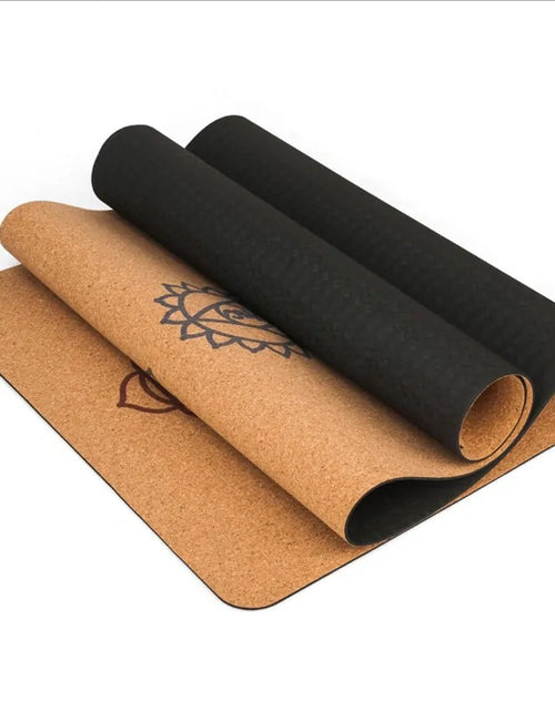 Load image into Gallery viewer, Natural Cork Yoga Mat
