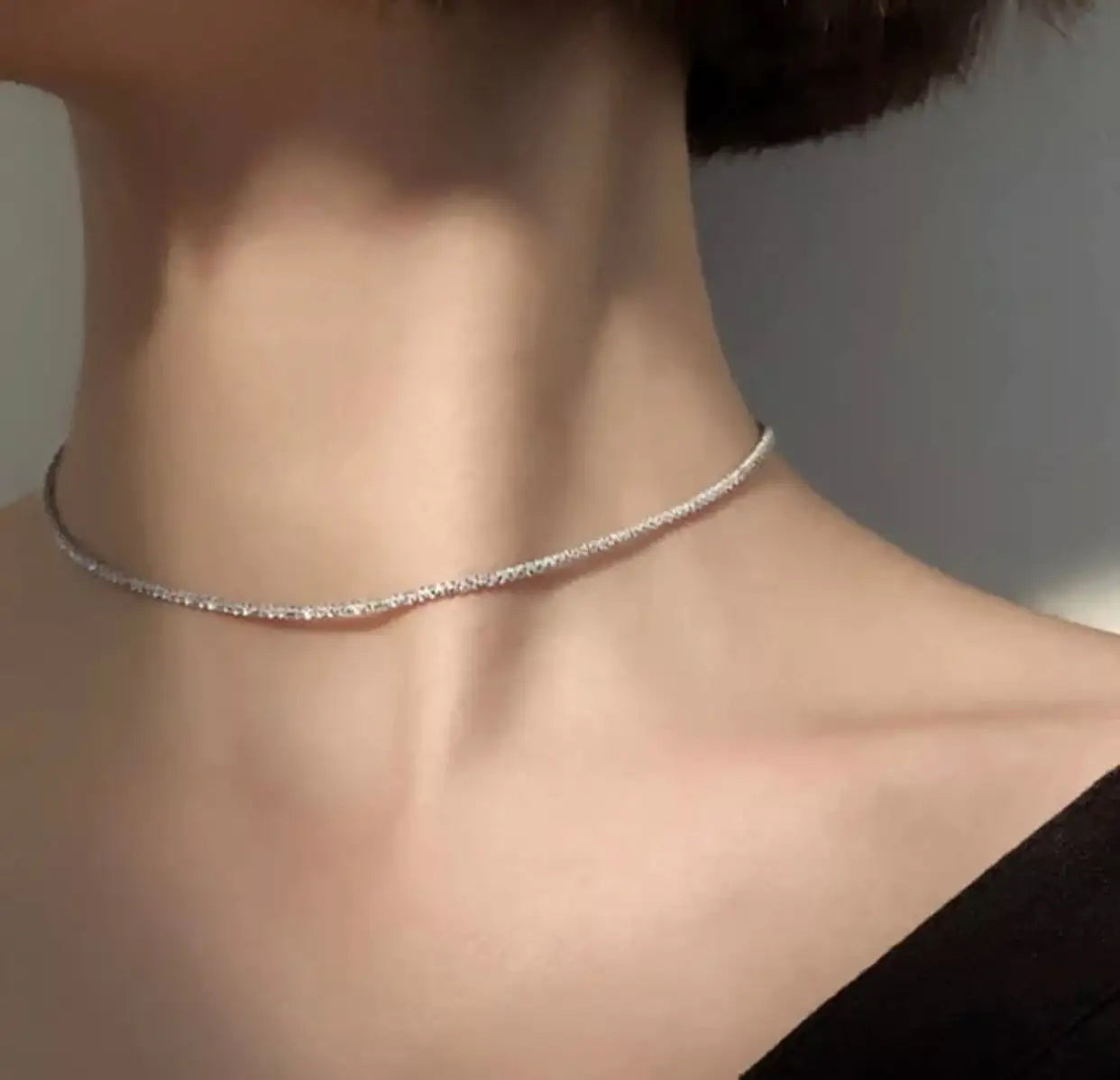 Sparkling Clavicle Chain Choker