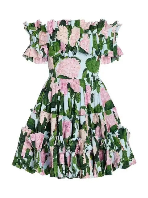 Load image into Gallery viewer, Summer Floral Ruched Dresses
