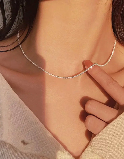 Load image into Gallery viewer, Sparkling Clavicle Chain Choker
