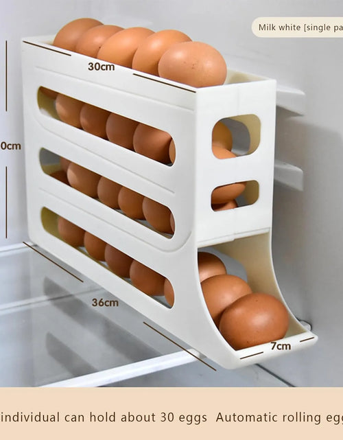 Load image into Gallery viewer, 4 Tiers Egg Holder for Fridge
